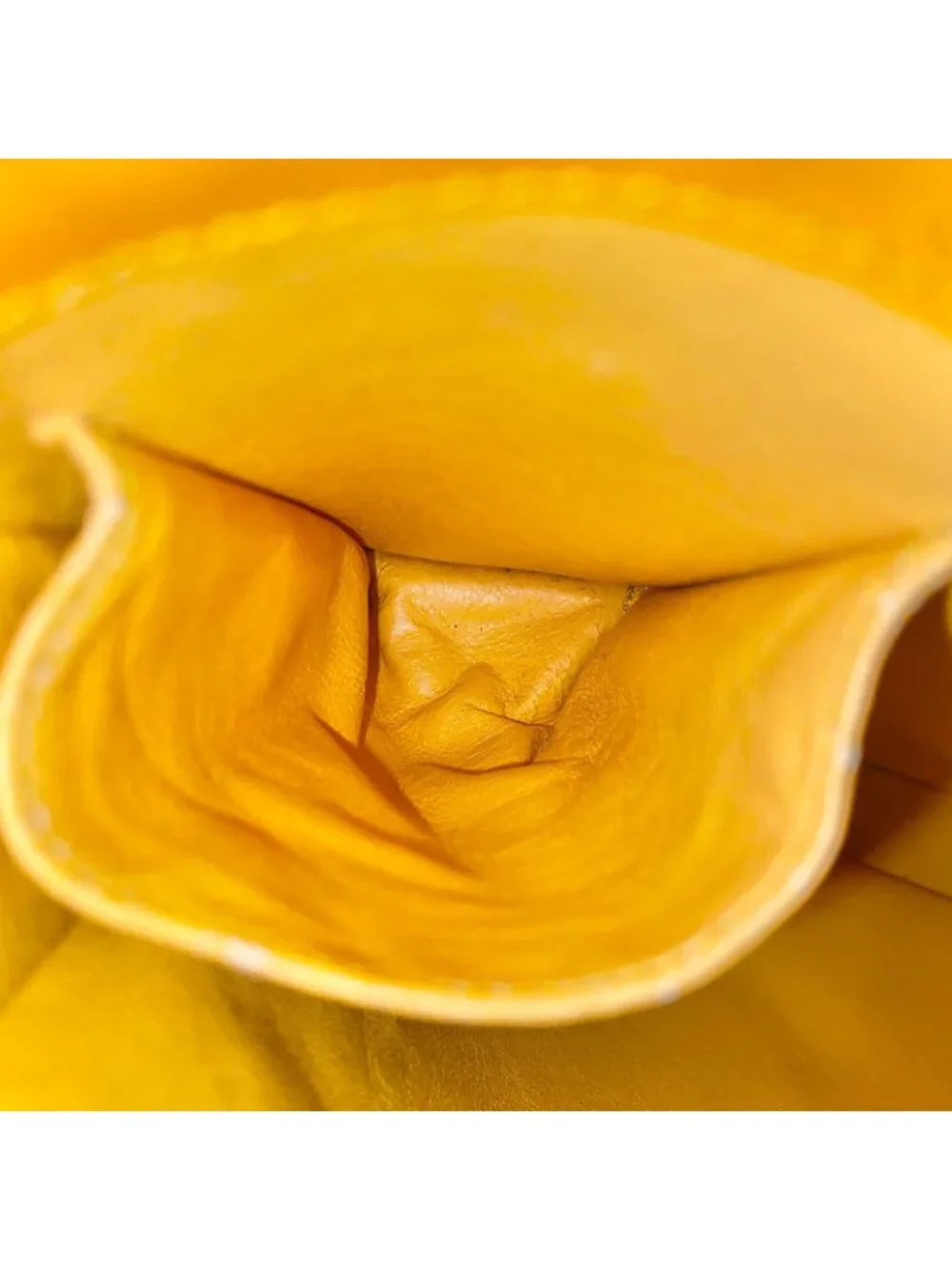 Chanel Tote Vintage Enamel Yellow